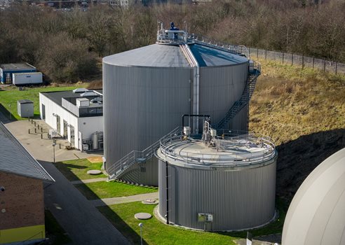 2026 03 18 Dimon Tank Til Højre Med Rørføring Til Gasmotor Aarhus Vand